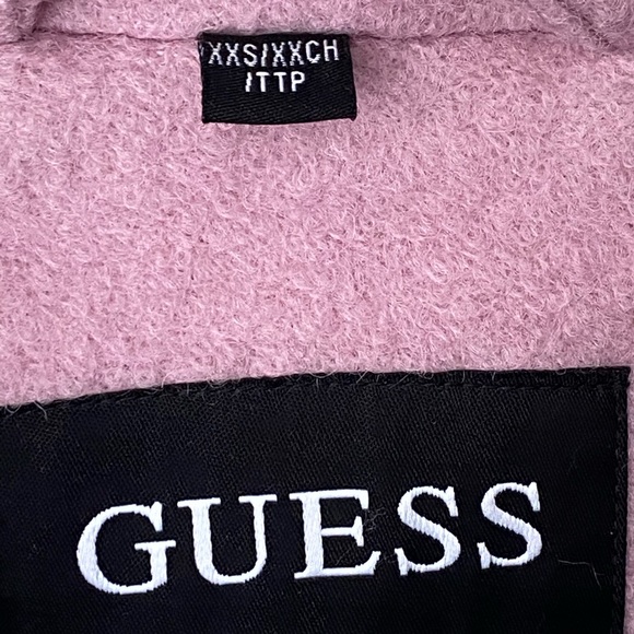 double Breasted Skirted Coat GUESS Lilac - Picture 3 of 3